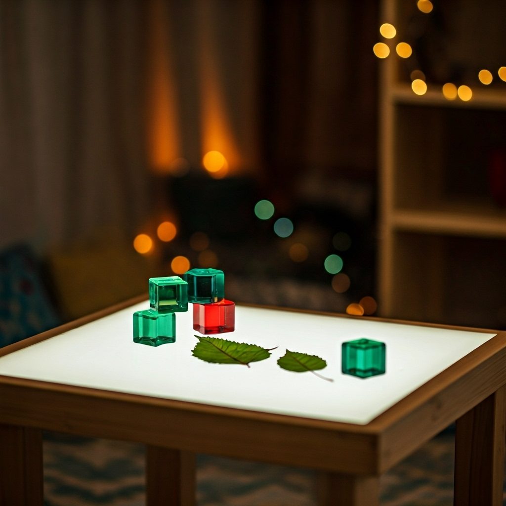 Mesa de luz Montessori: Guía completa con 7 actividades