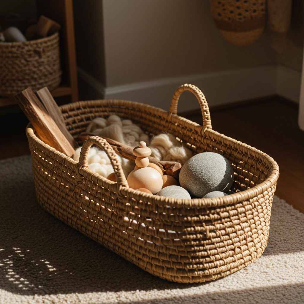 Cesta de los Tesoros: Guía 2026 para el Habla del Bebé