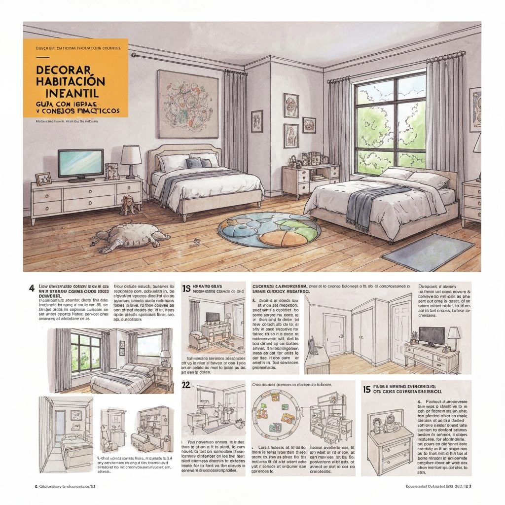 Decorar Habitación Infantil: Guía con Ideas y Consejos Prácticos