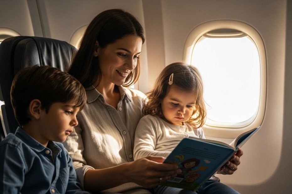Viajar en avión con niños pequeños: cómo evitar que os separen y sobrevivir al vuelo