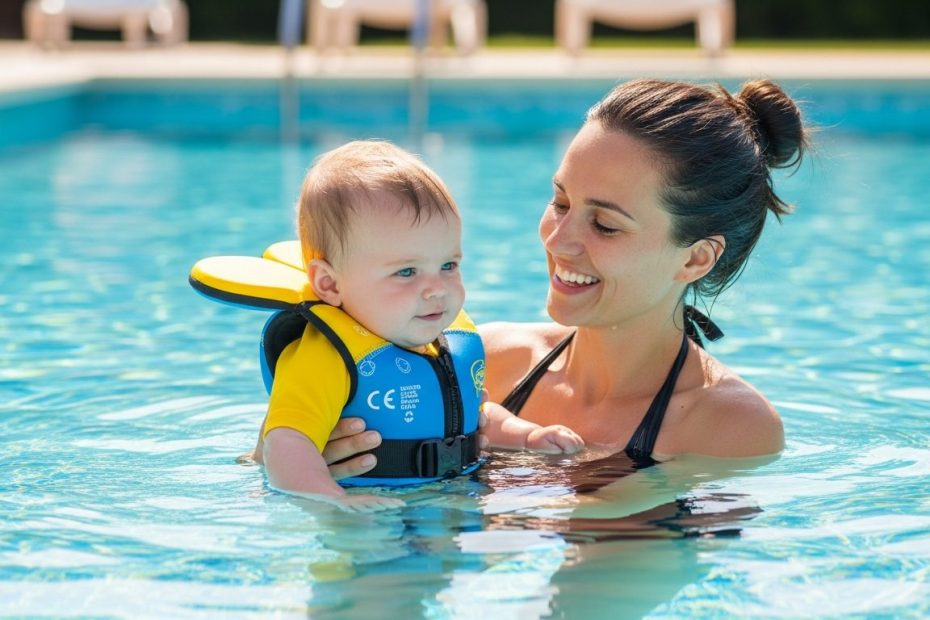 Guía de seguridad acuática: cómo elegir los mejores flotadores y chalecos para que tu bebé gane confianza en el agua